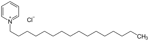 Chemical structure of cetylpyridinium chloride | CPC