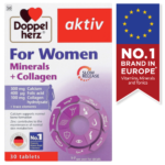 DOPPELHERZ AKTIV FOR WOMEN MINERALS + COLLAGEN 30 TABLETS