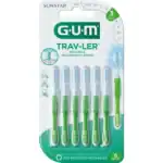 Gum traveler travel toothbrush, 6 pack.