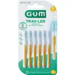Gum traveler travel toothbrush 6 pack