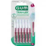 Gum traveler travel toothbrush 6 pack.