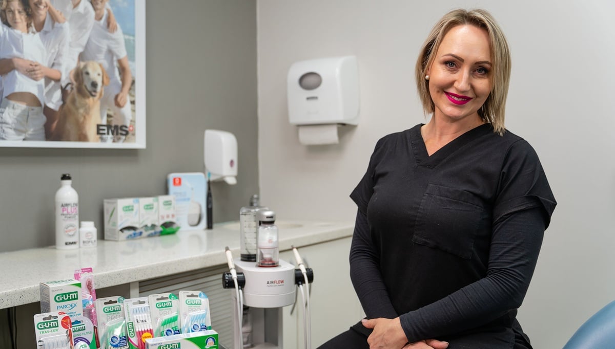 EMS Guided Biofilm Therapy Dirna Grobbelaar featuring GUM oral care